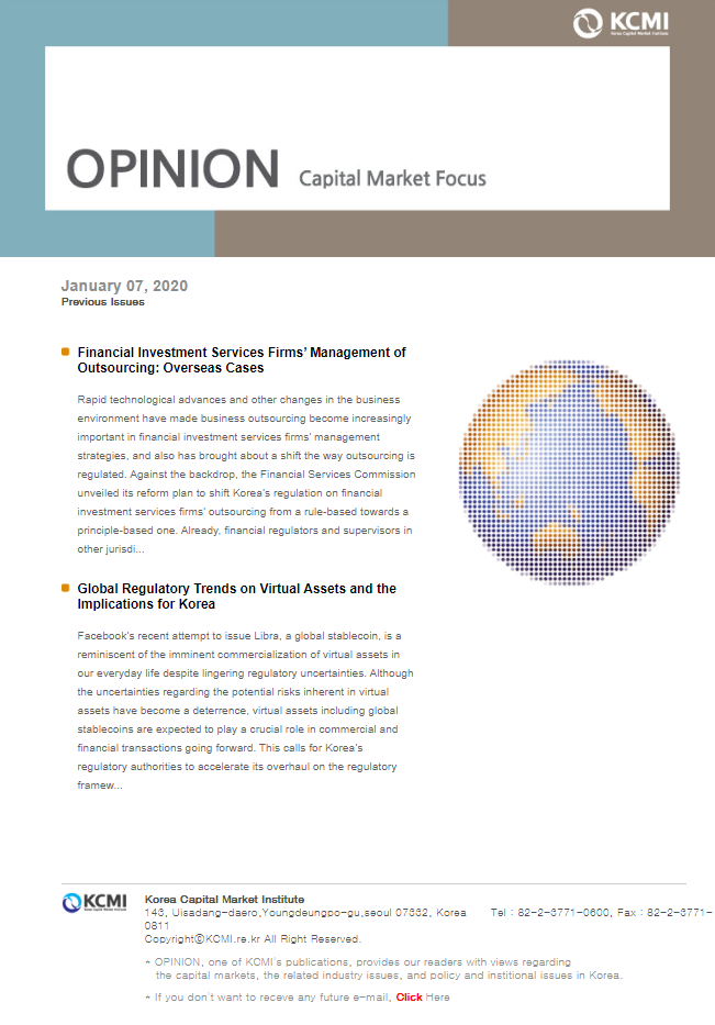 Financial Investment Services Firms’ Management of Outsourcing: Overseas Cases