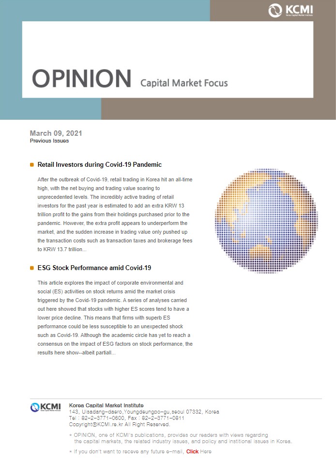 ESG Stock Performance amid Covid-19
