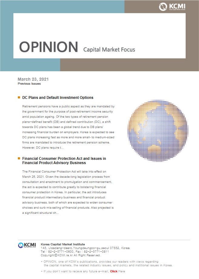 DC Plans and Default Investment Options