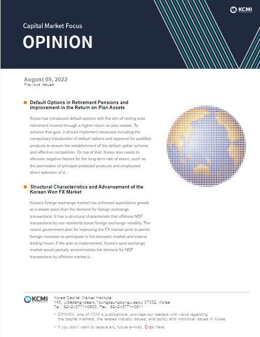 Default Options in Retirement Pensions and Improvement in the Return on Plan Assets